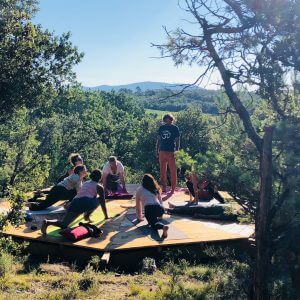 Domaine des sens Terrasses de pratiques du corps et de l'esprit